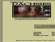 Tablet Screenshot of dachsie.org